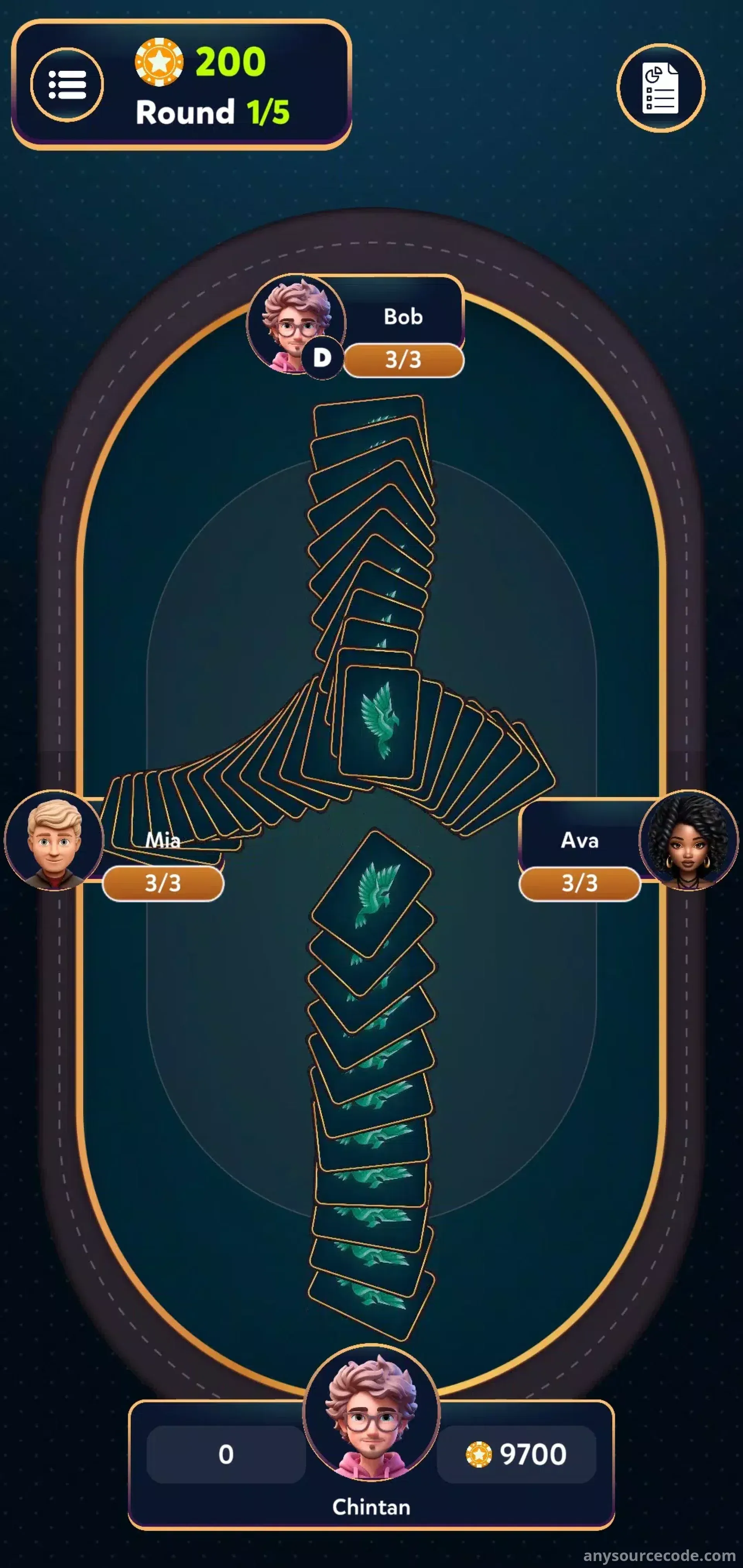 叫破牌 - 离线纸牌游戏