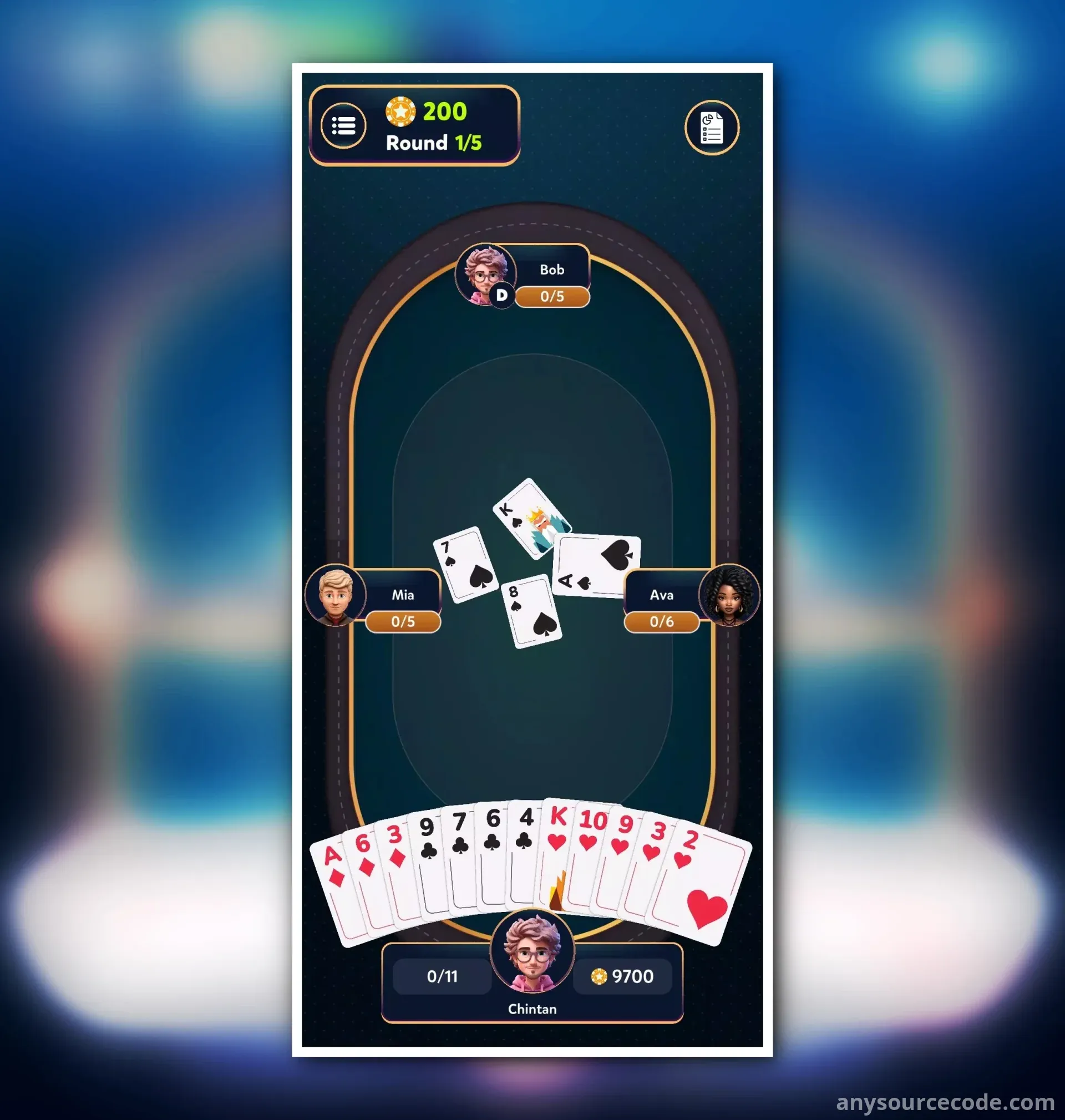 叫破牌 - 离线纸牌游戏