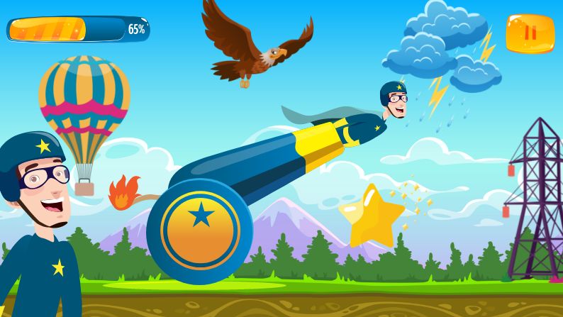 炮弹人飞向无限