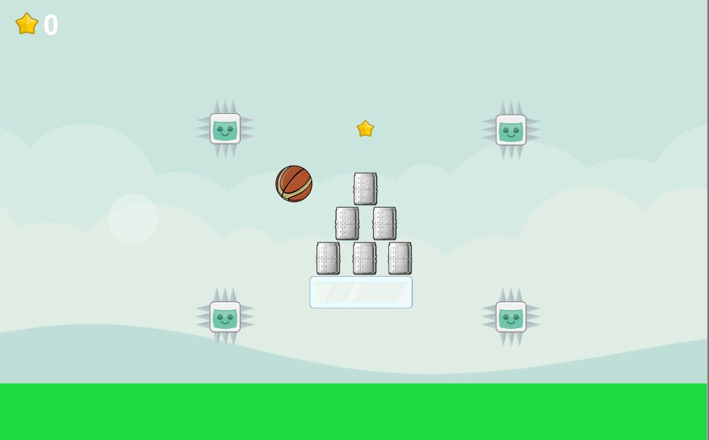 2D易拉罐击倒游戏