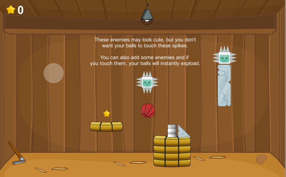 2D易拉罐击倒游戏