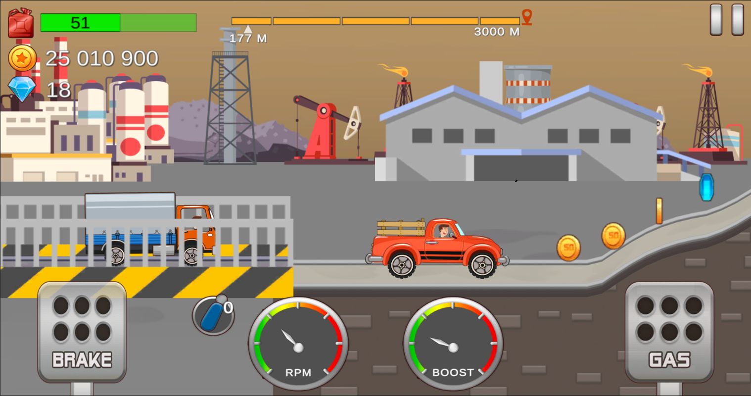 汽车山丘资产完整模板