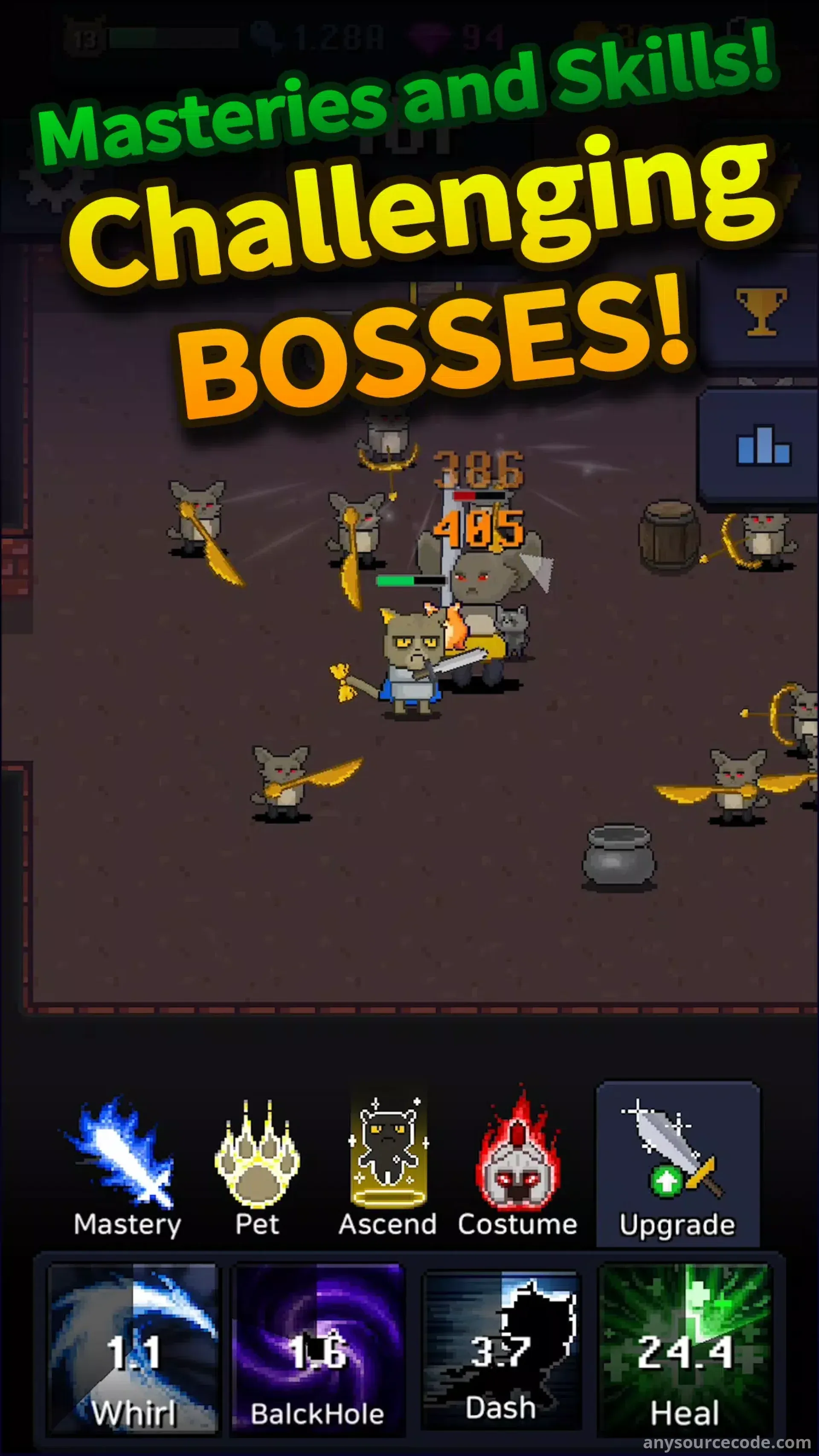 猫咪塔：放置类角色扮演游戏