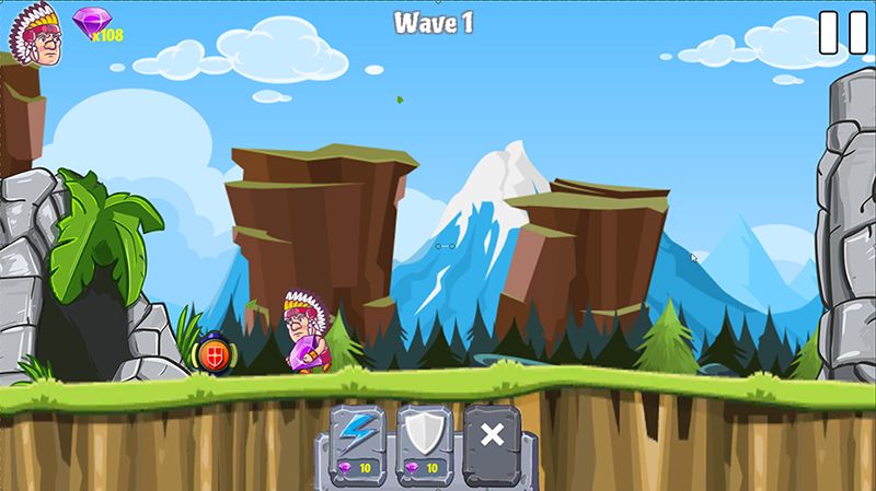 石器时代少女莉娜完整游戏模板