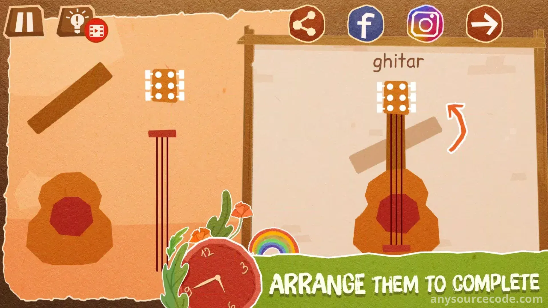 千切：纸艺谜题