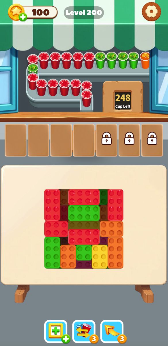 咖啡排序益智游戏