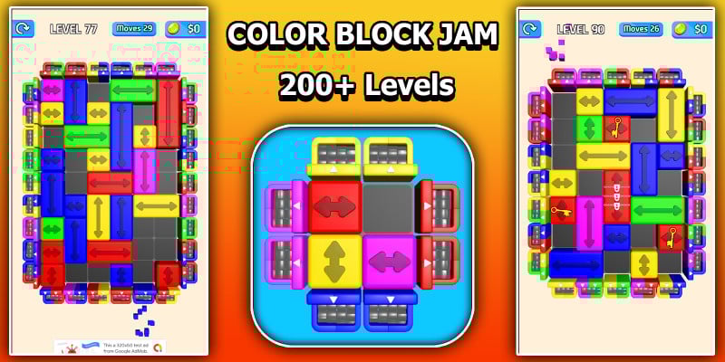 彩色方块果酱3D益智游戏