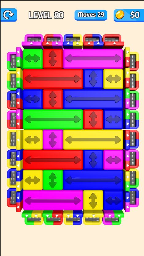 彩色方块果酱3D益智游戏