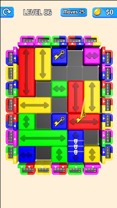 彩色方块果酱3D益智游戏