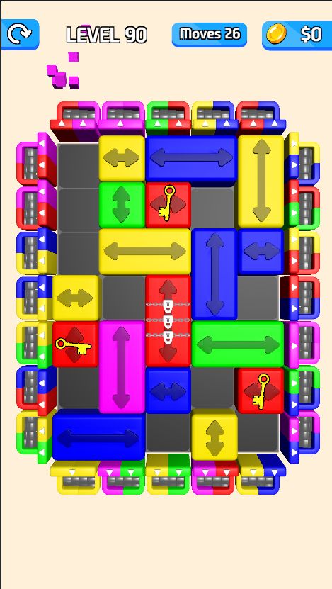 彩色方块果酱3D益智游戏