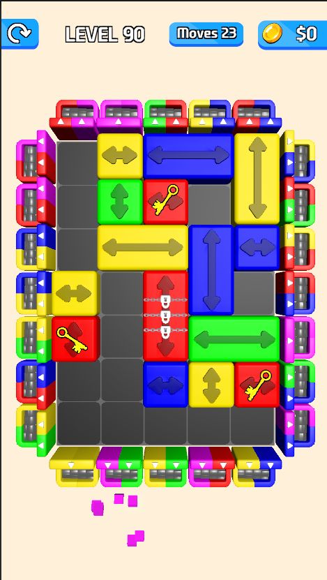 彩色方块果酱3D益智游戏