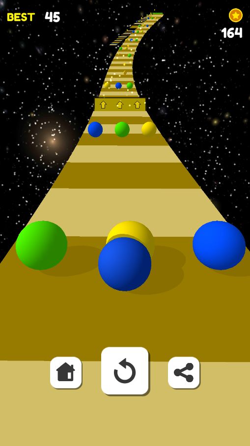 3D彩色道路通关