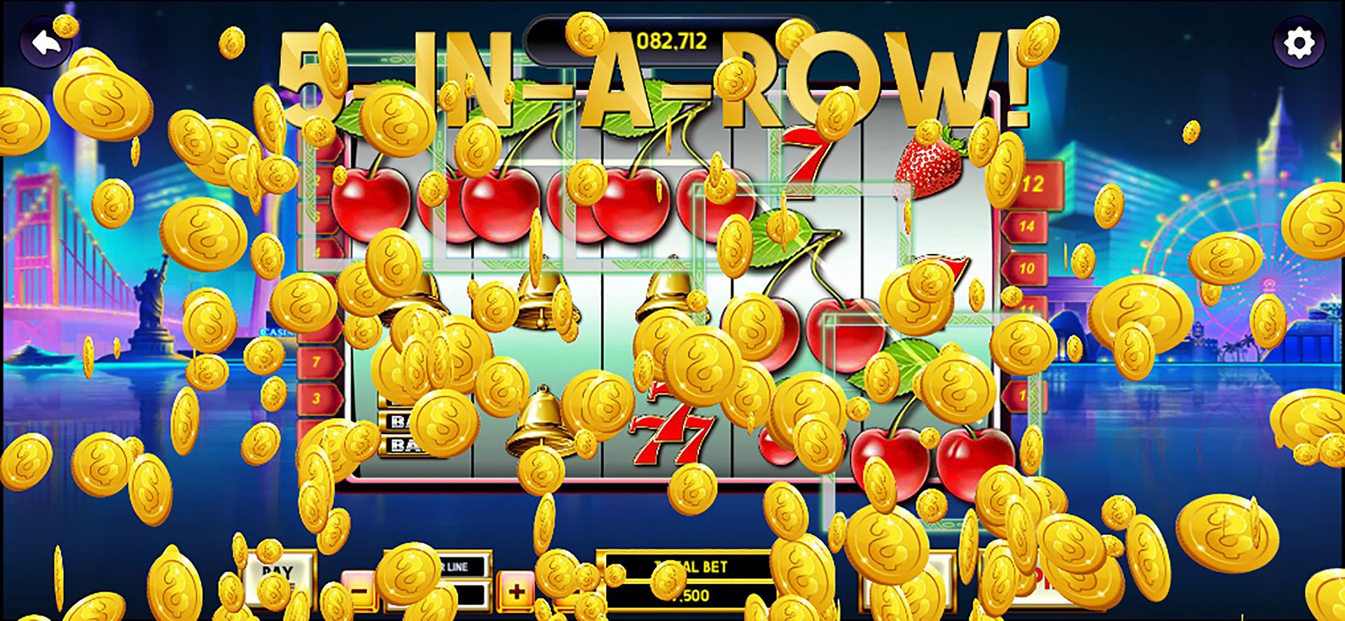 五合一组合赌场游戏