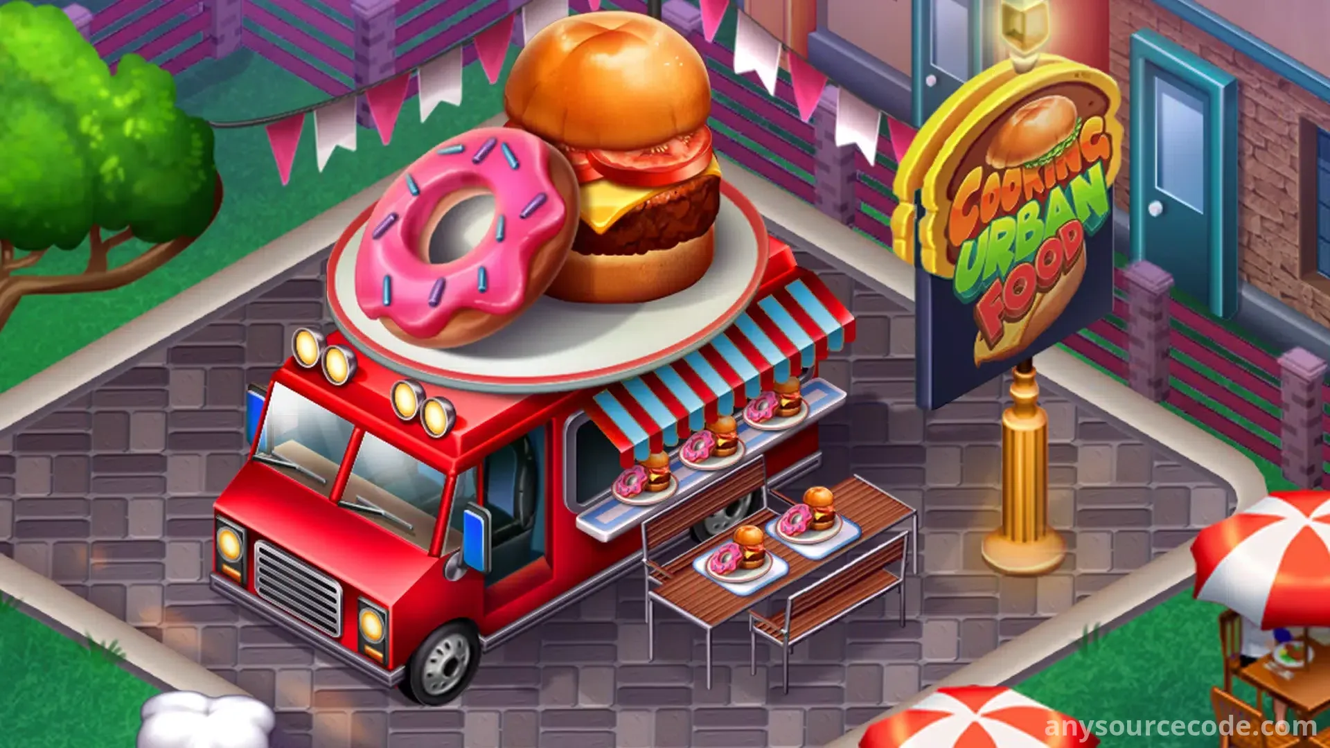 都市美食烹饪餐厅