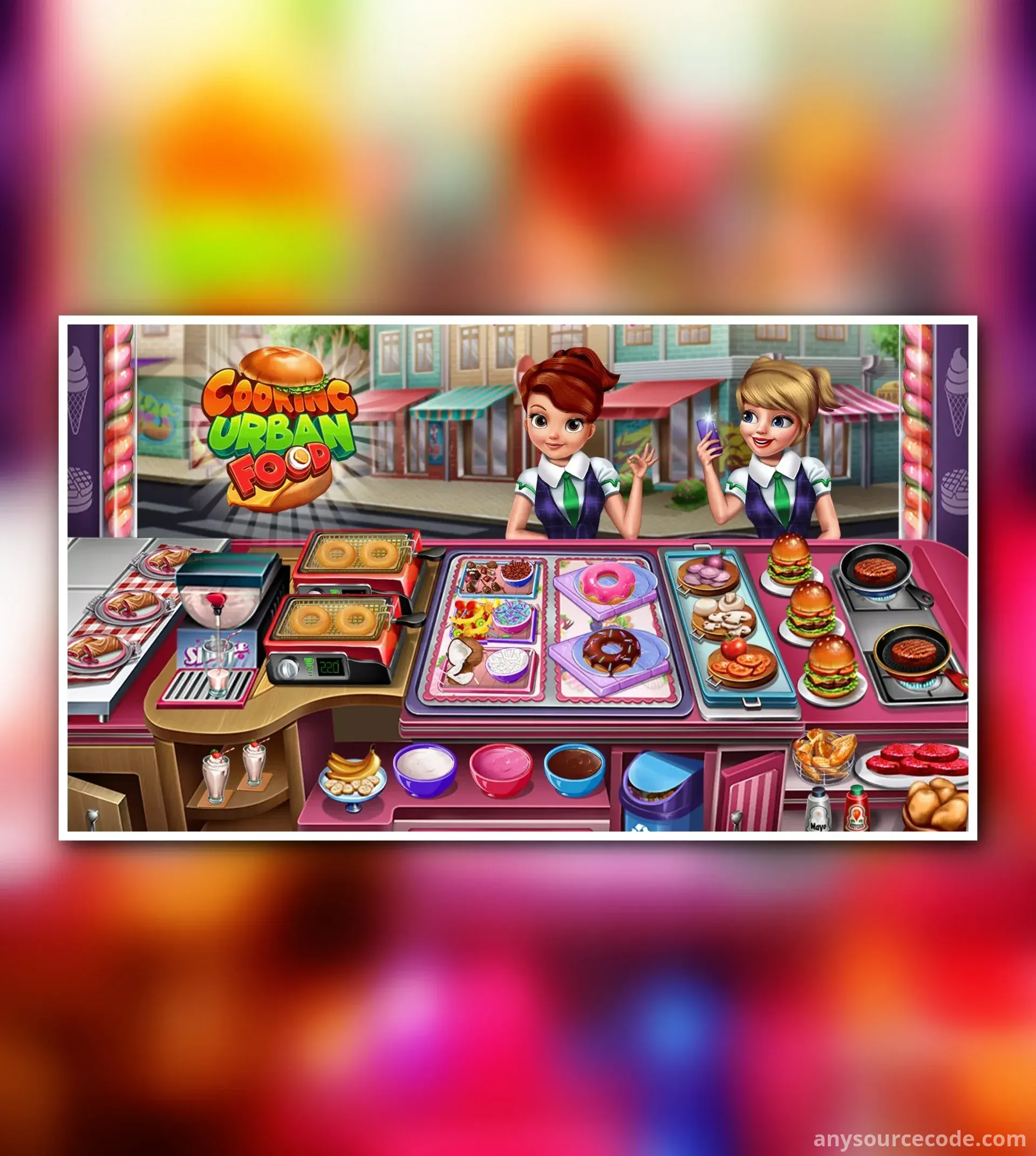 都市美食烹饪餐厅