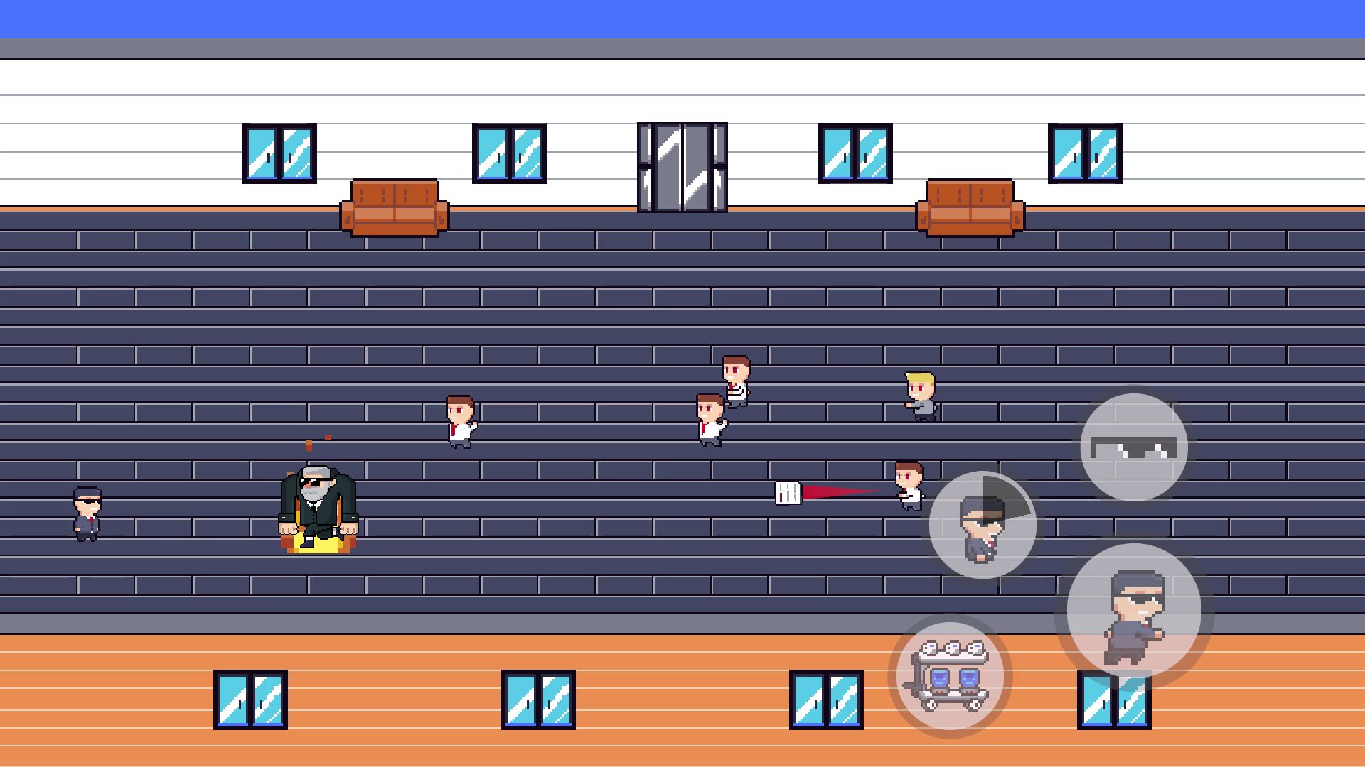 企业打击行动手机模板