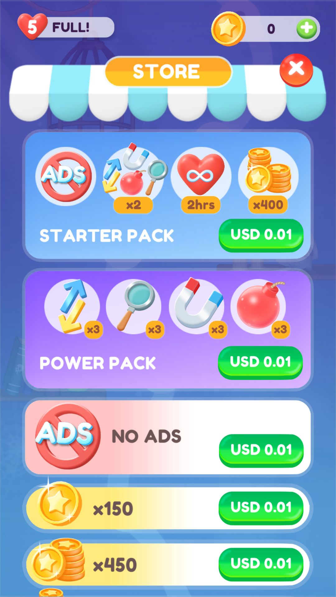 Cosmic Bond Game Template