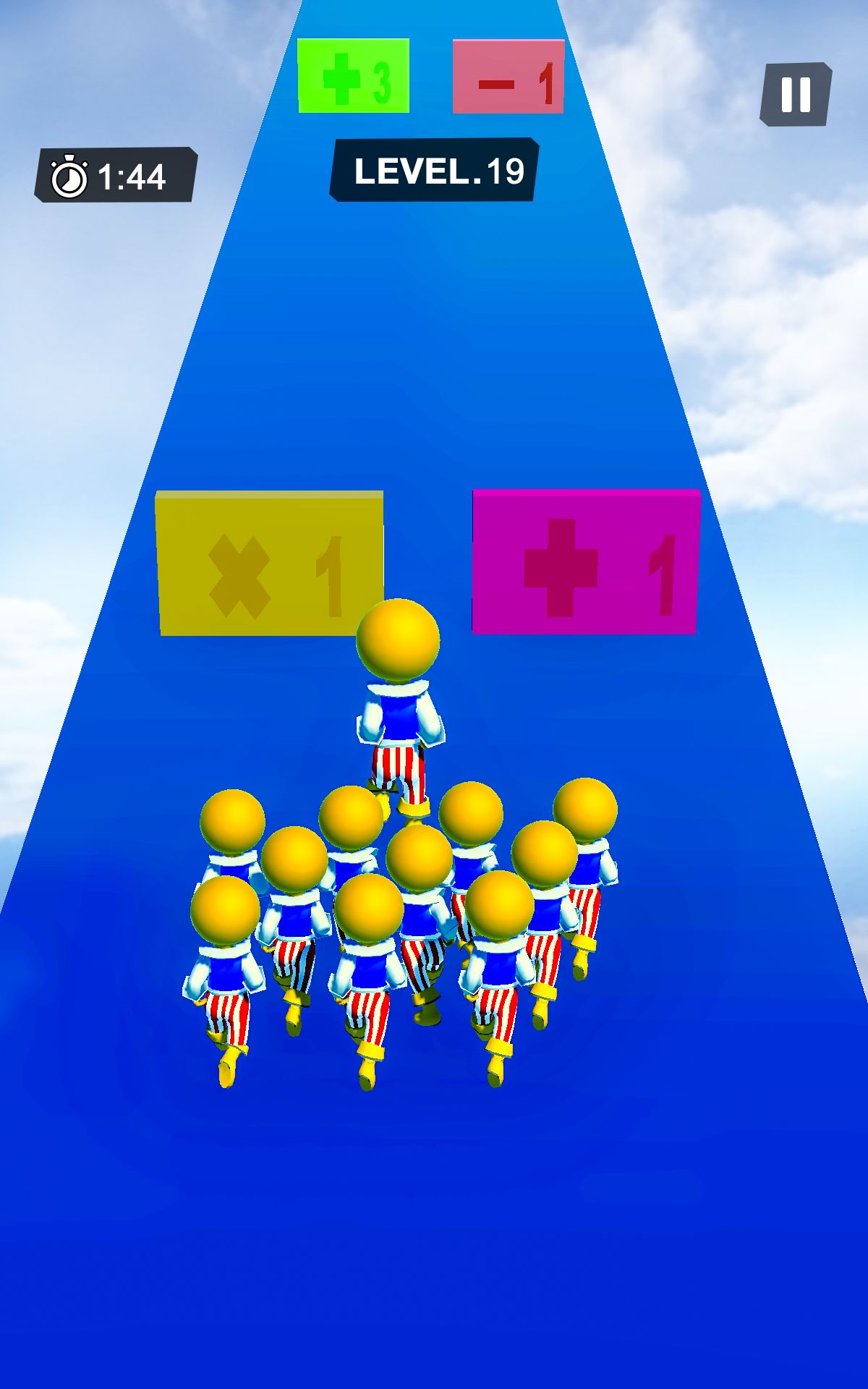 火柴人人群奔跑计数大师