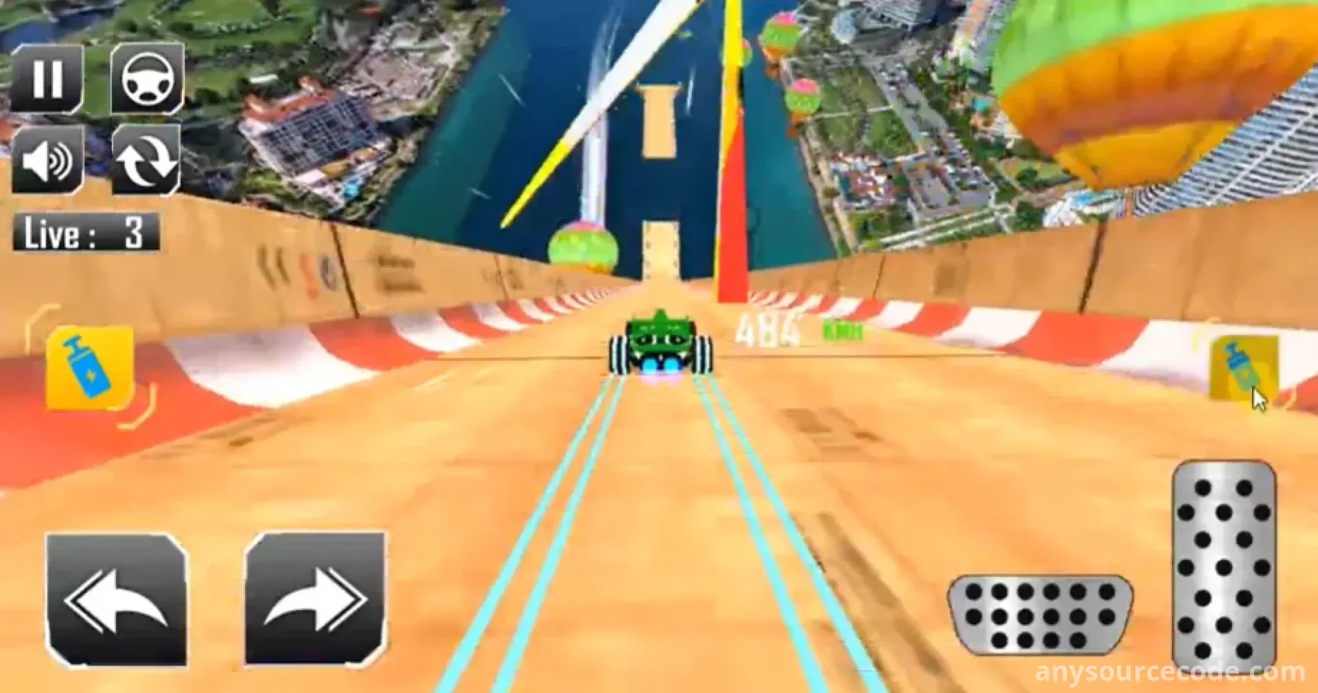 疯狂汽车特技：坡道赛车 | 方程式版