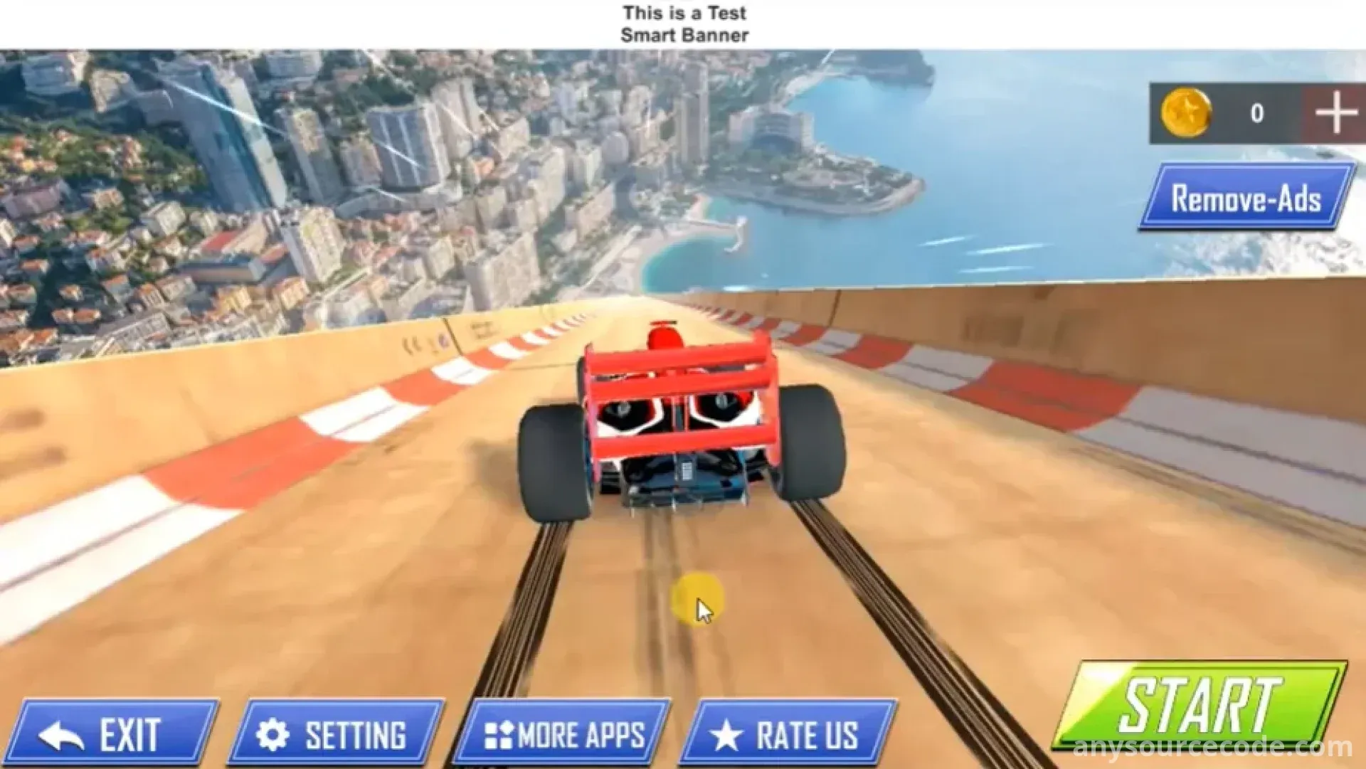 疯狂汽车特技：坡道赛车 | 方程式版