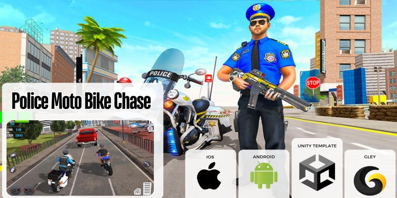 犯罪都市警察摩托追逐游戏