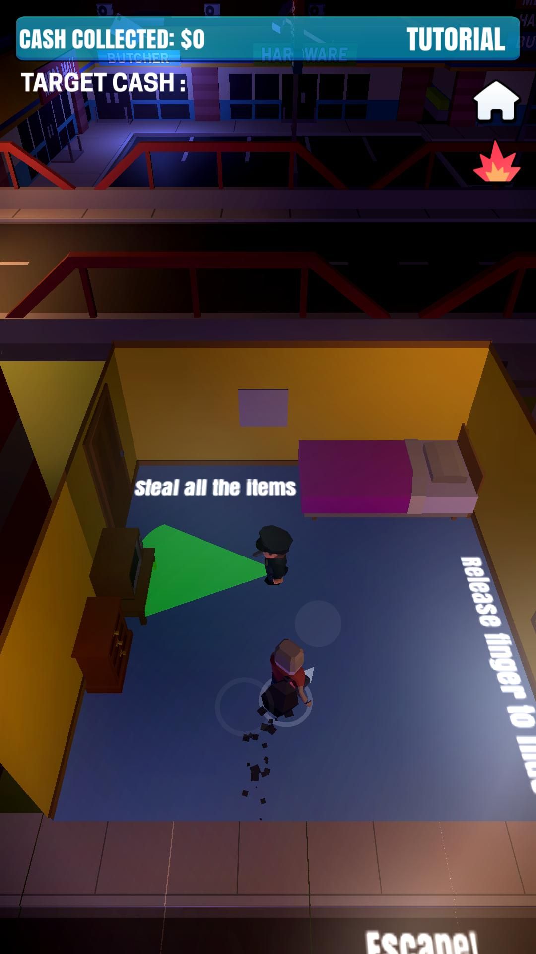 3D休闲手游：罪犯逃脱警察追捕