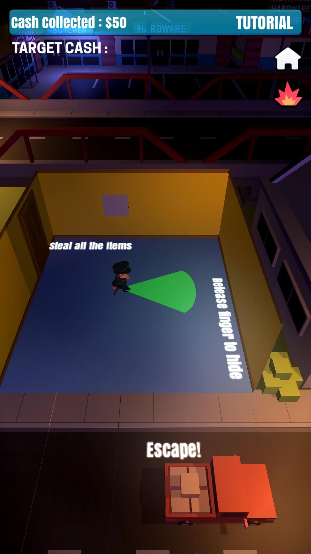 3D休闲手游：罪犯逃脱警察追捕