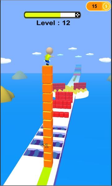 方块冲浪超休闲游戏