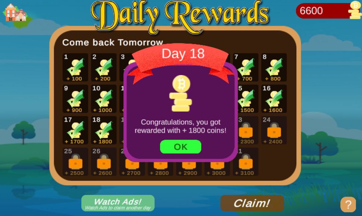 每日奖励系统插件