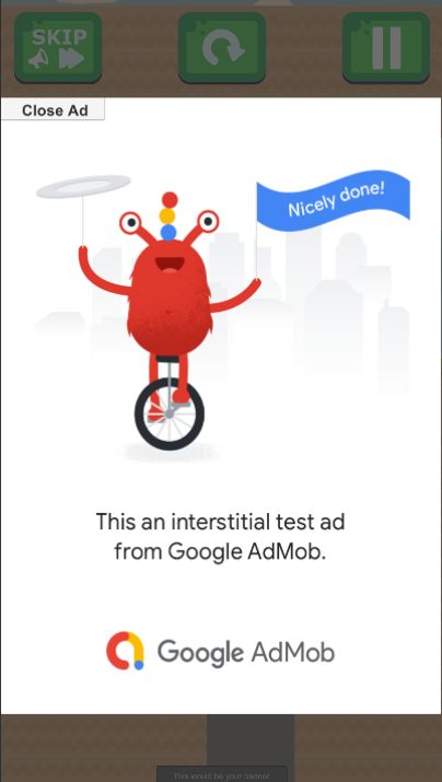 带Admob的画桥解谜游戏