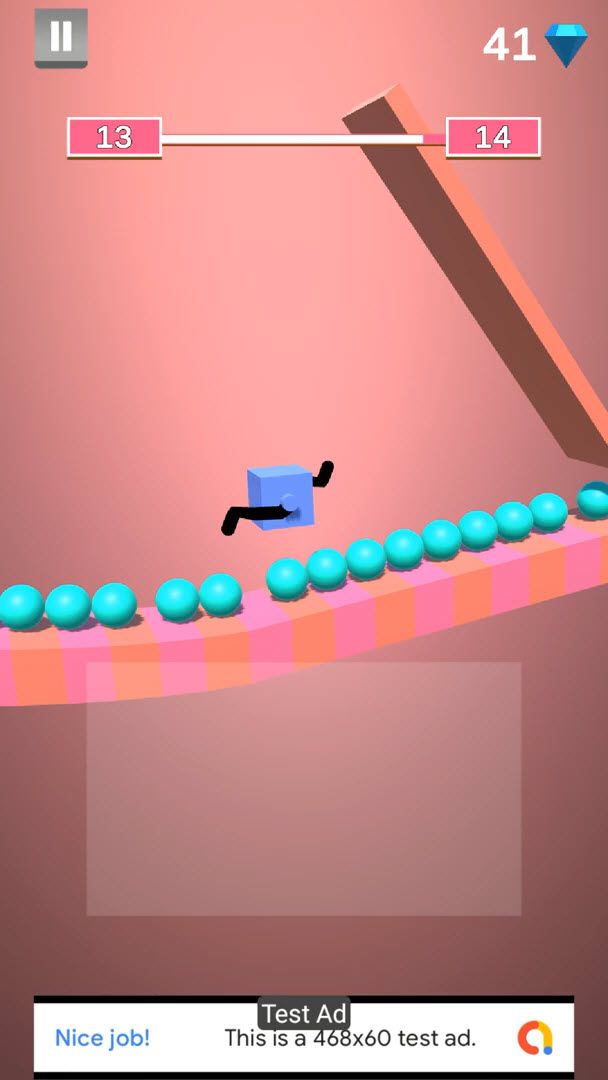 绘制方块通关游戏