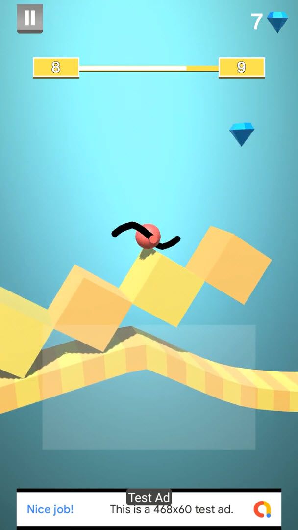 绘制方块通关游戏