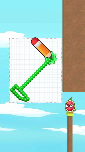 绘制撞碎西瓜模板