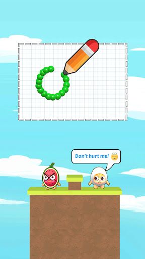 绘制撞碎西瓜模板