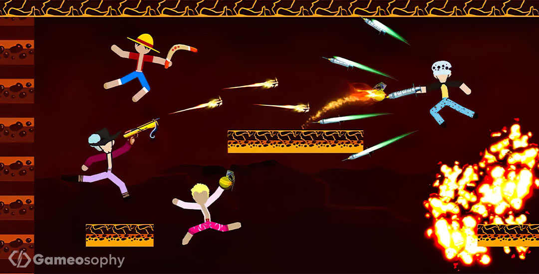 双人决斗棍斗游戏