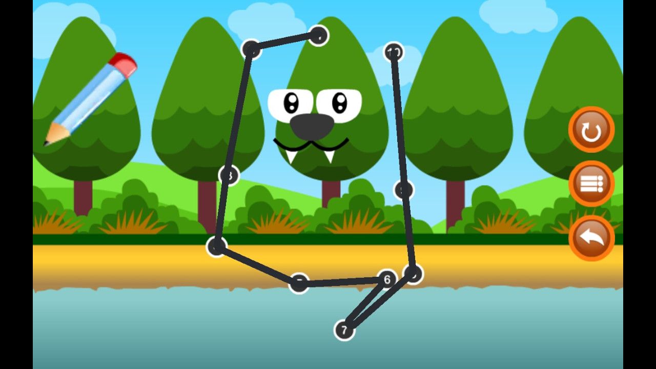 埃杜基达点对点野生动物儿童游戏