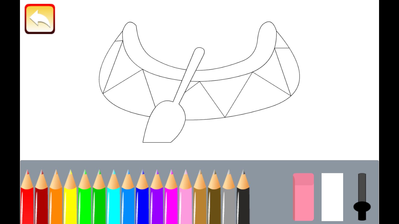 艾迪卡儿童自制涂色轮船游戏