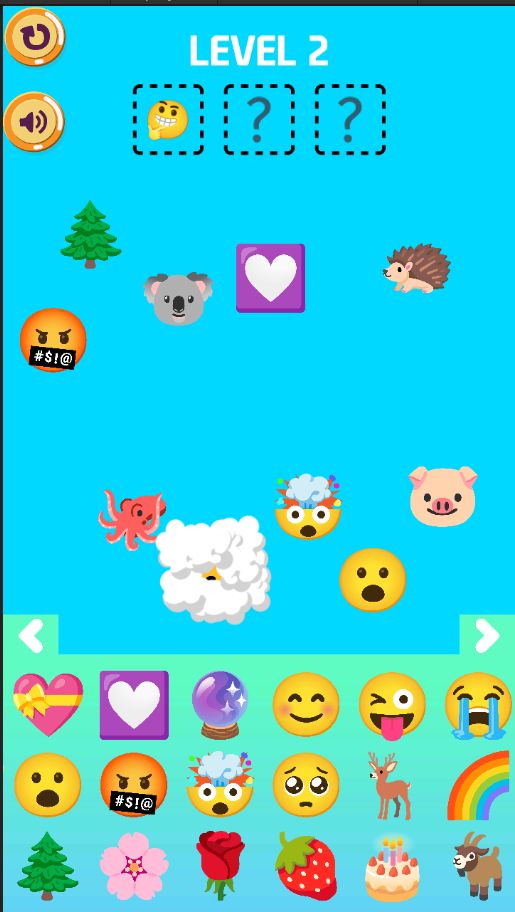 表情符号合并混合人工智能游戏