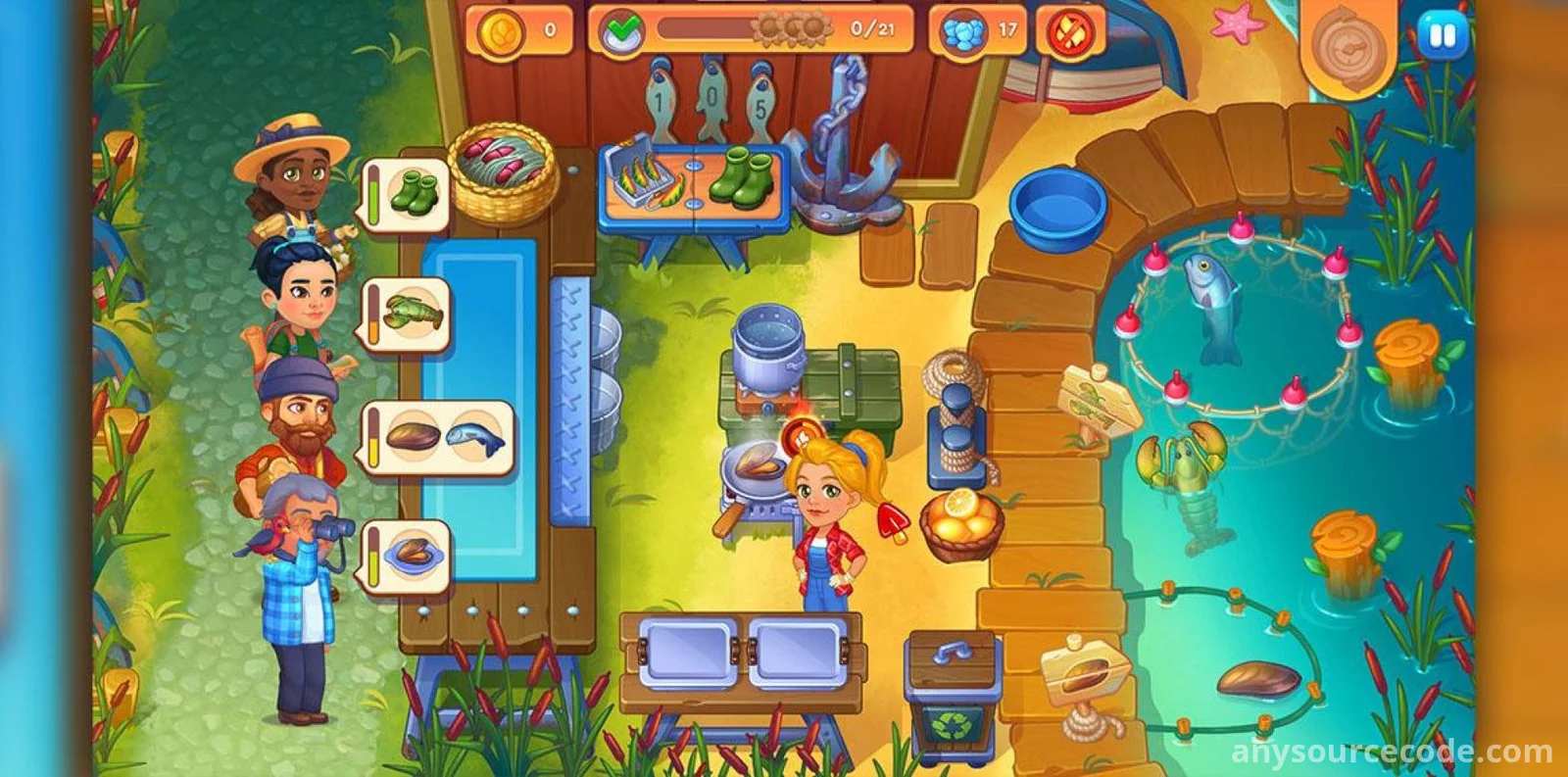 《农场狂热2 - 珍藏版 | 海鲜厨师烹饪游戏》