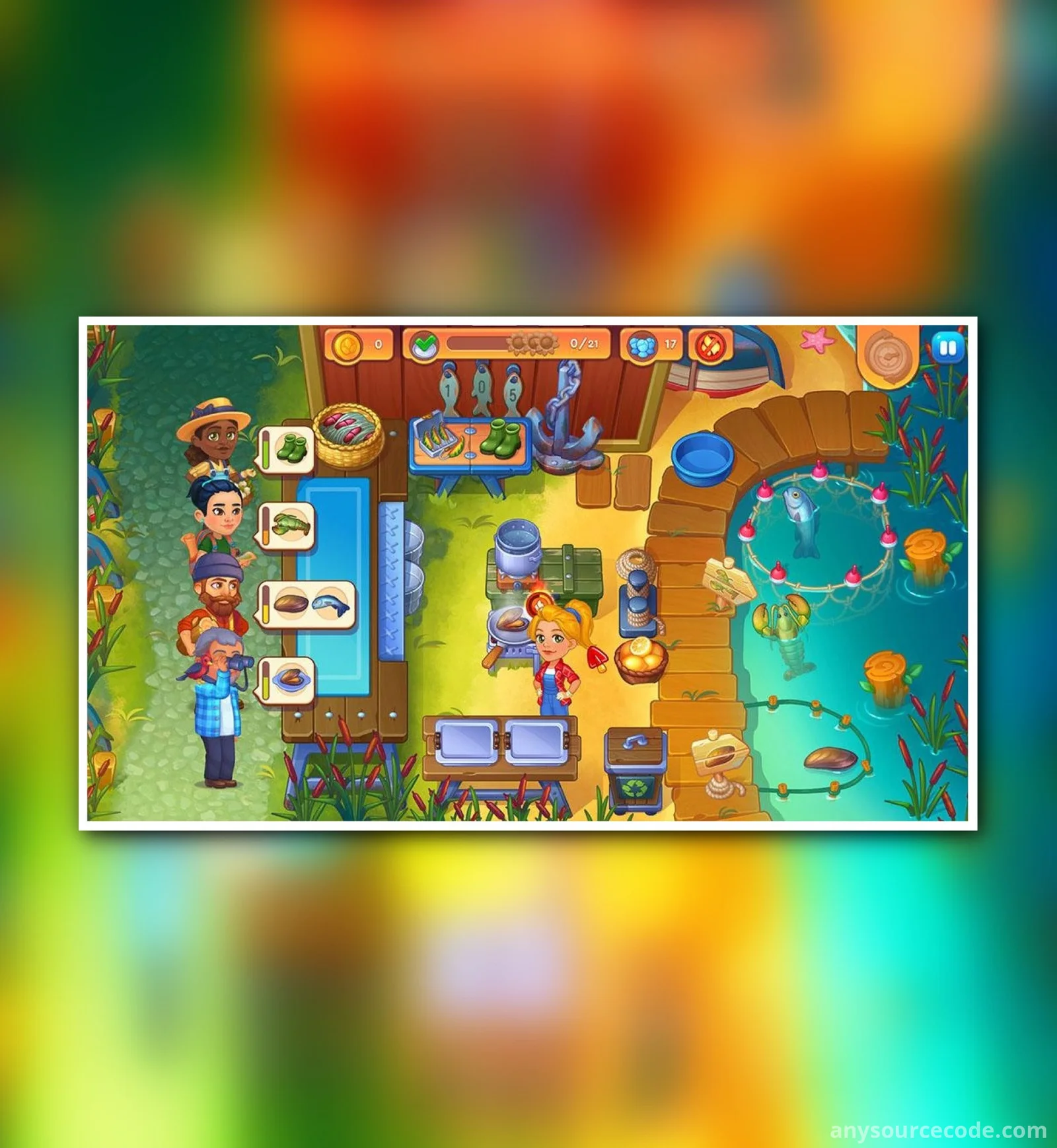 《农场狂热2 - 珍藏版 | 海鲜厨师烹饪游戏》