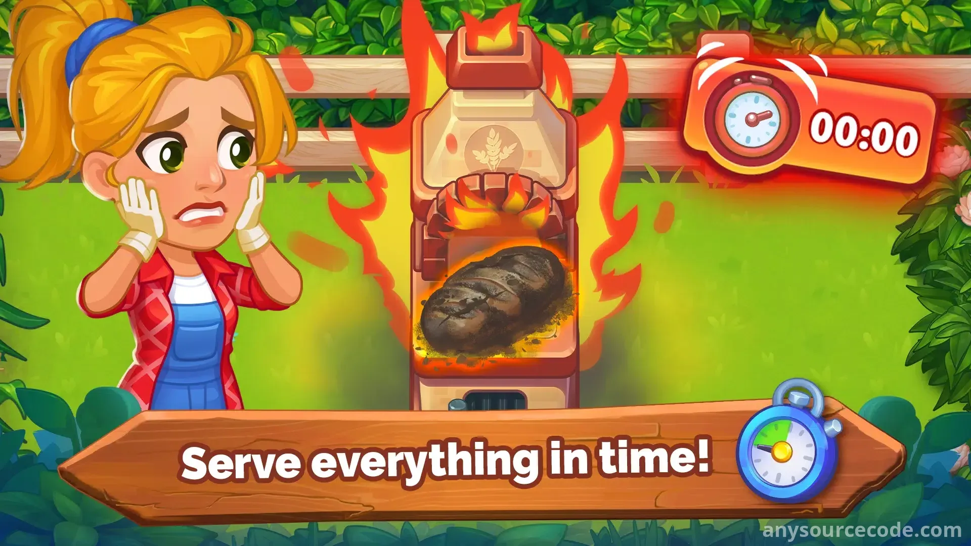 农场狂热 - 农场经营与烹饪游戏