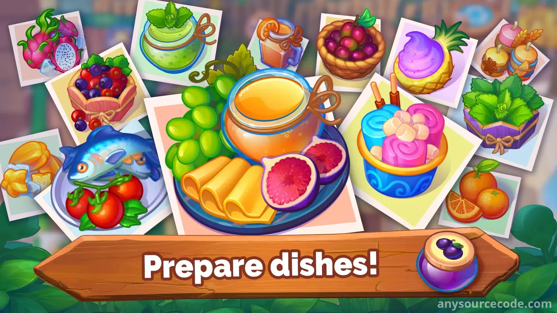 农场狂热 - 农场经营与烹饪游戏