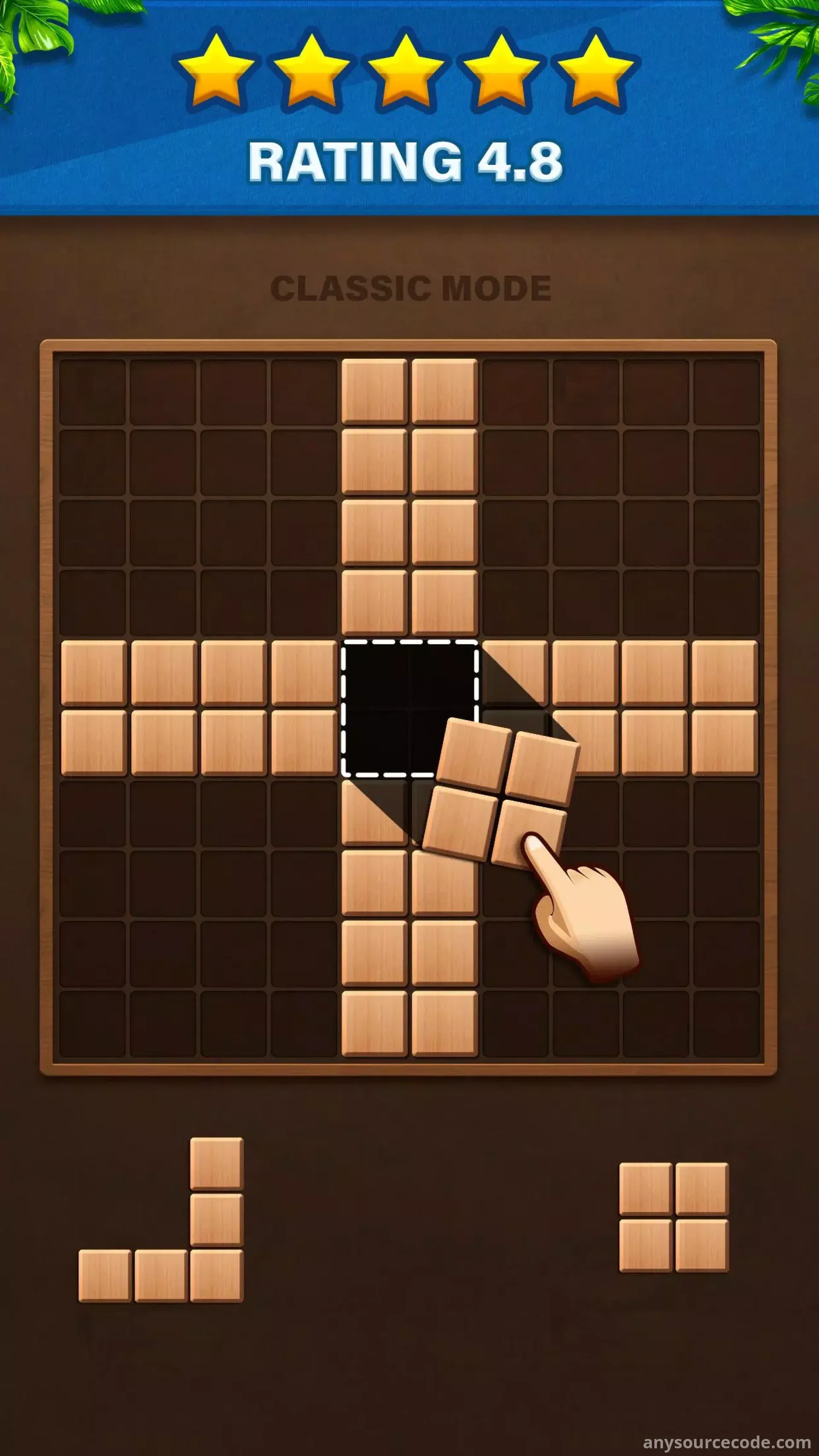 填充木块 - 1010 木质谜题