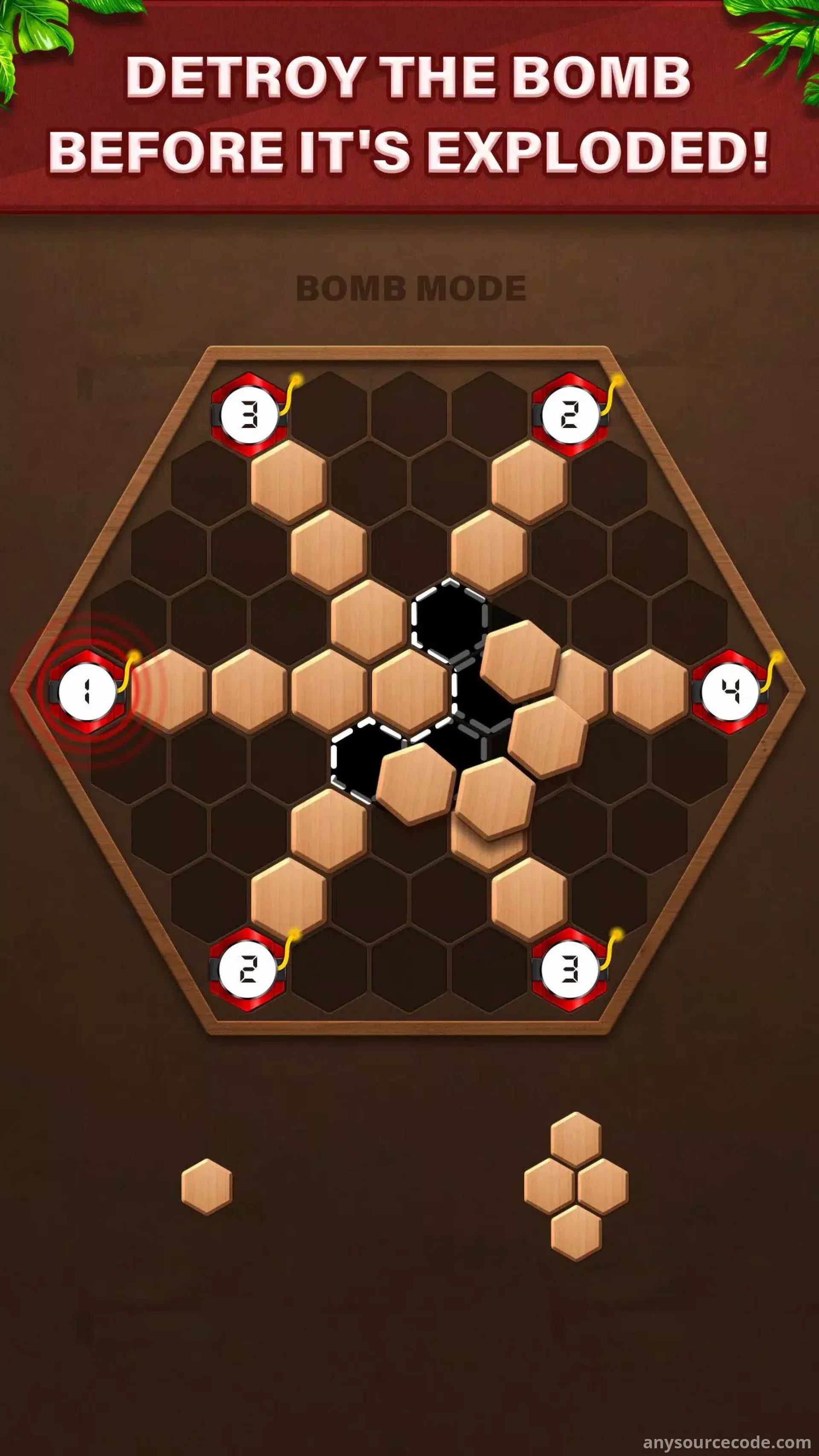 填充木块 - 1010 木质谜题