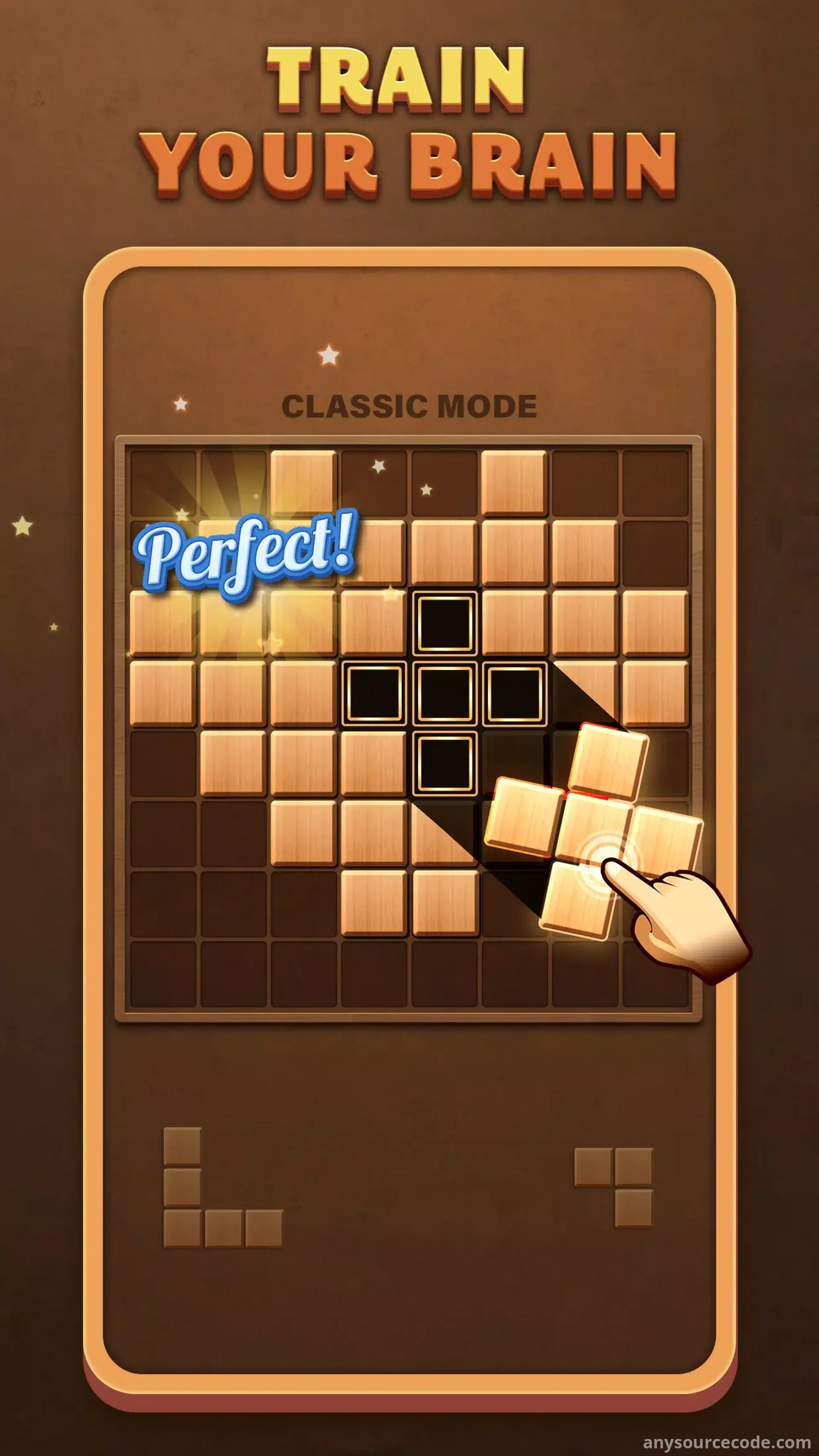 填充 8x8 木质方块