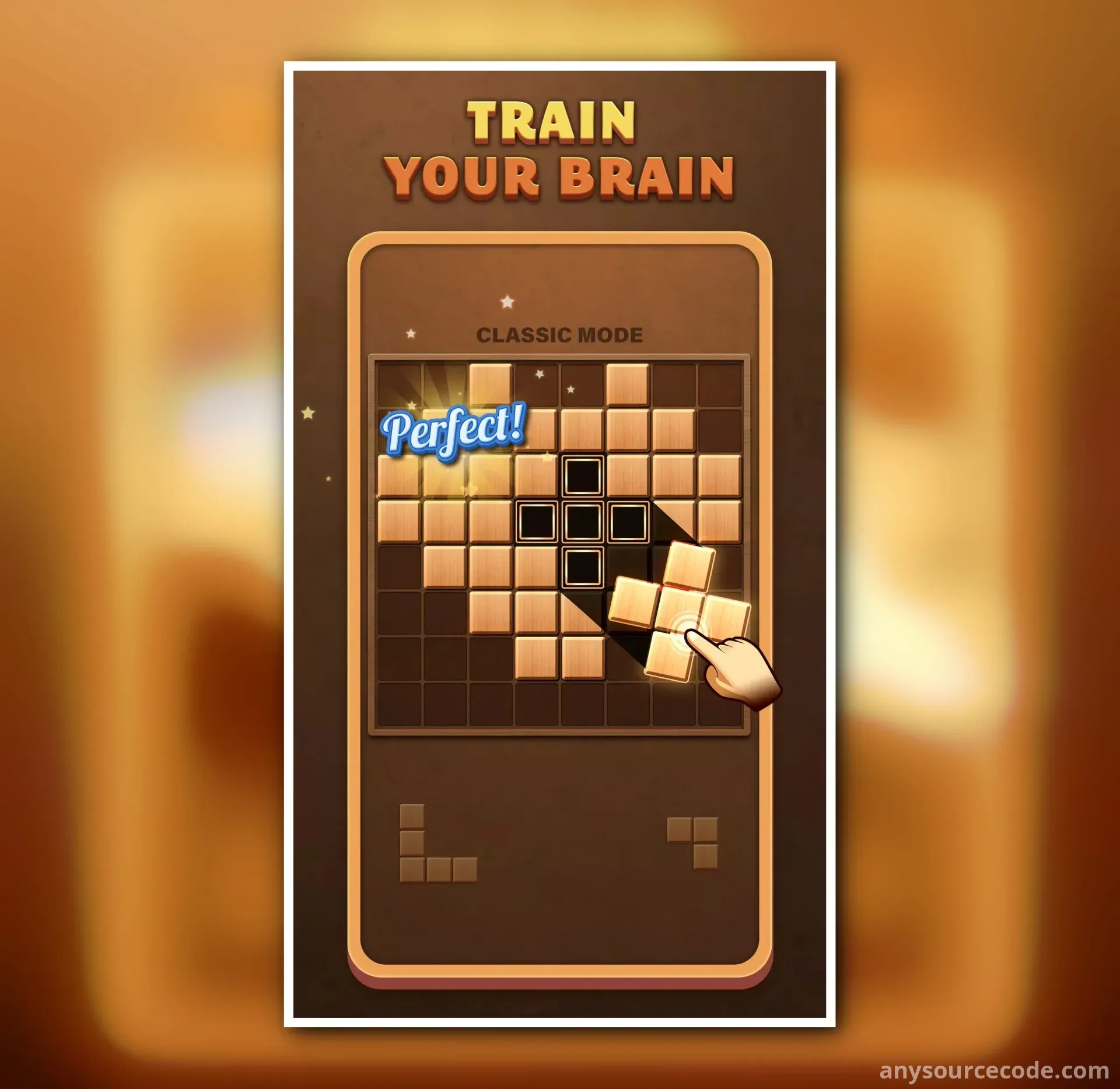 填充 8x8 木质方块