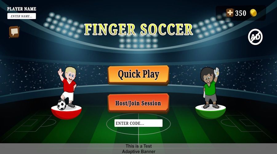 在线手指足球（含Admob广告）
