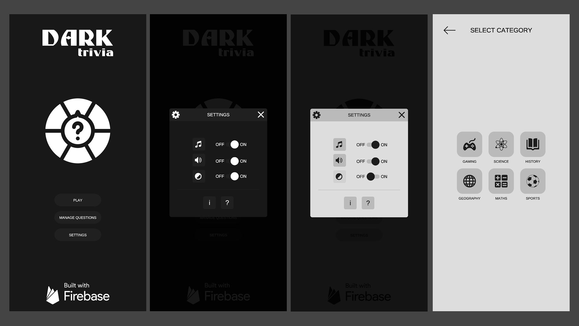 Firebase专业问答游戏模板