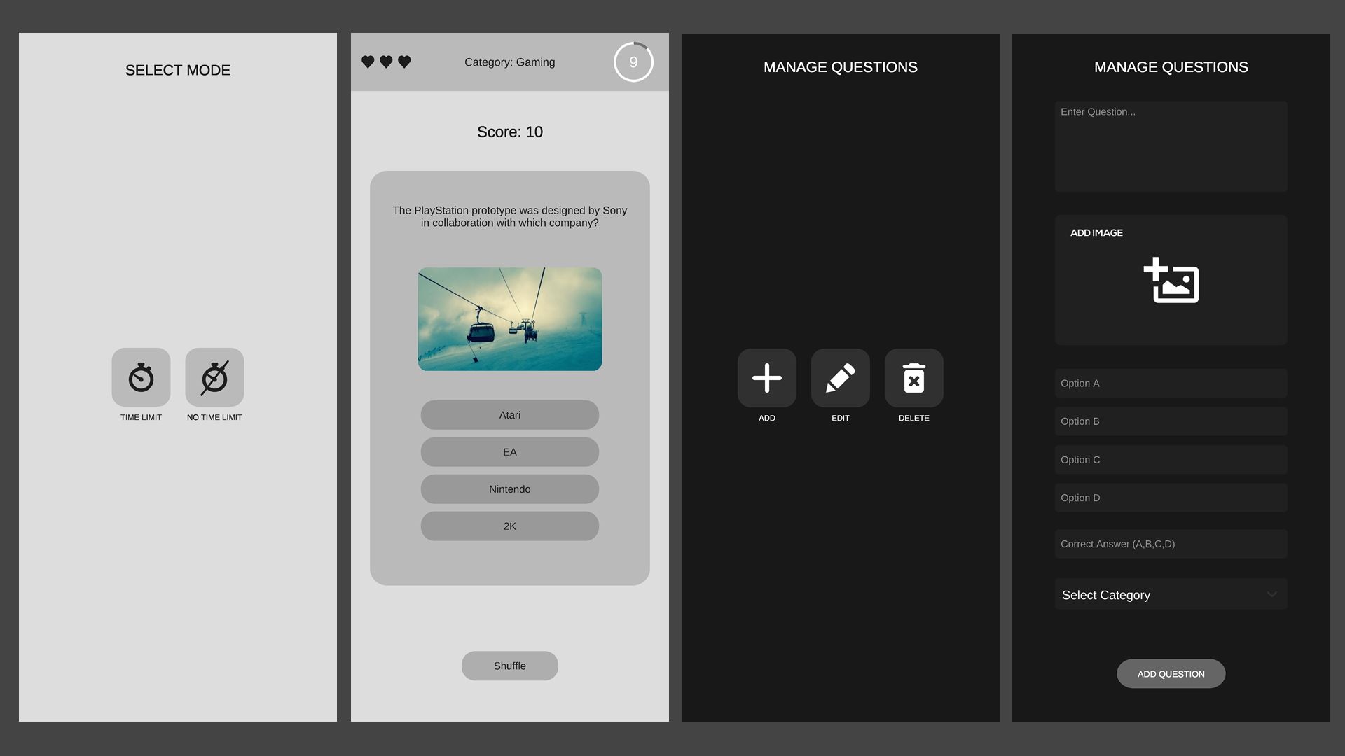 Firebase专业问答游戏模板