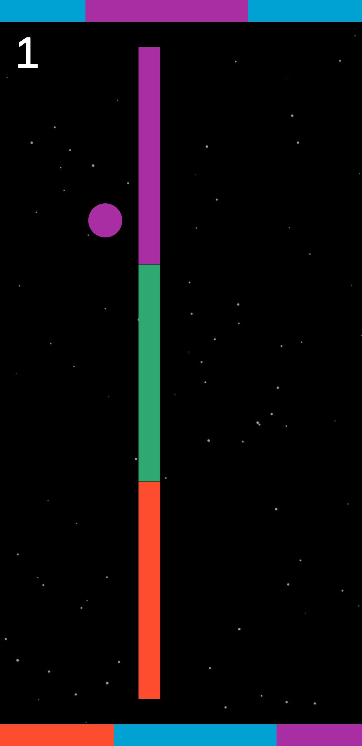 彩色飞跃跳跃游戏